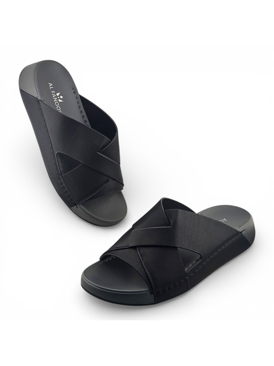 Men Black Casual Comfort Sandals