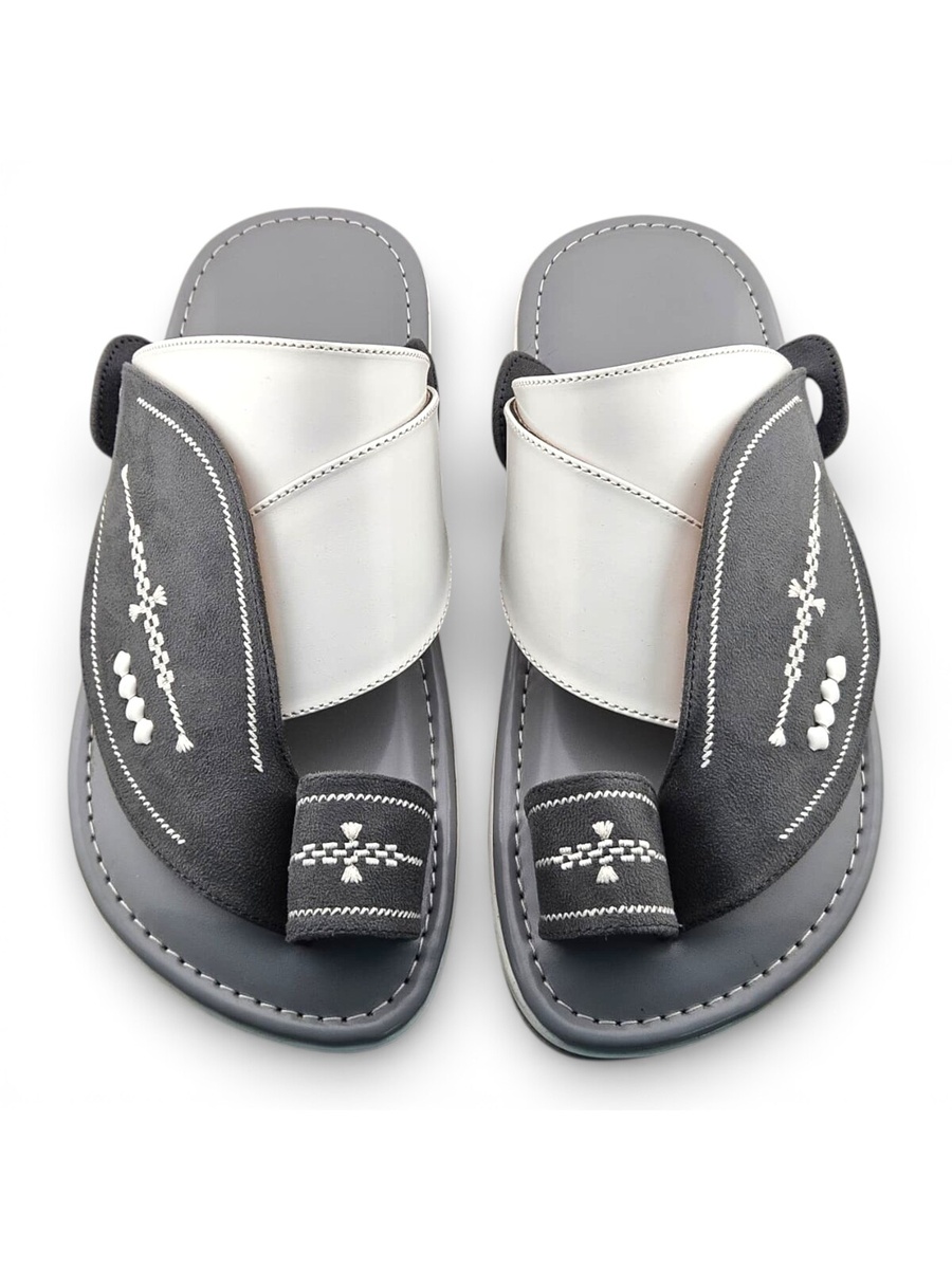 Multi-Color Embroidered Arabic Sandals