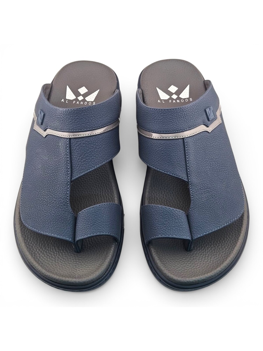 Men Navy Blue Casual Sandals