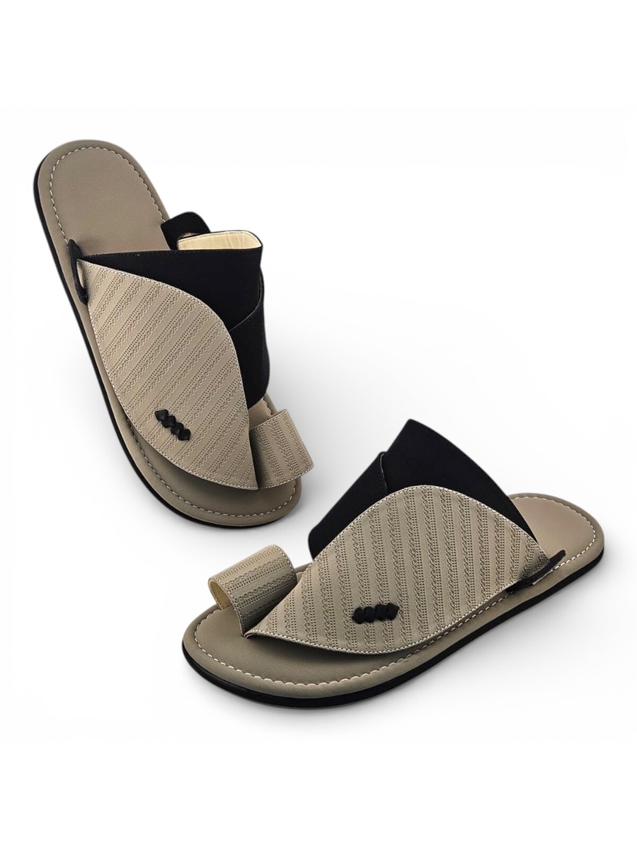 Men Silver Arabic Sandals