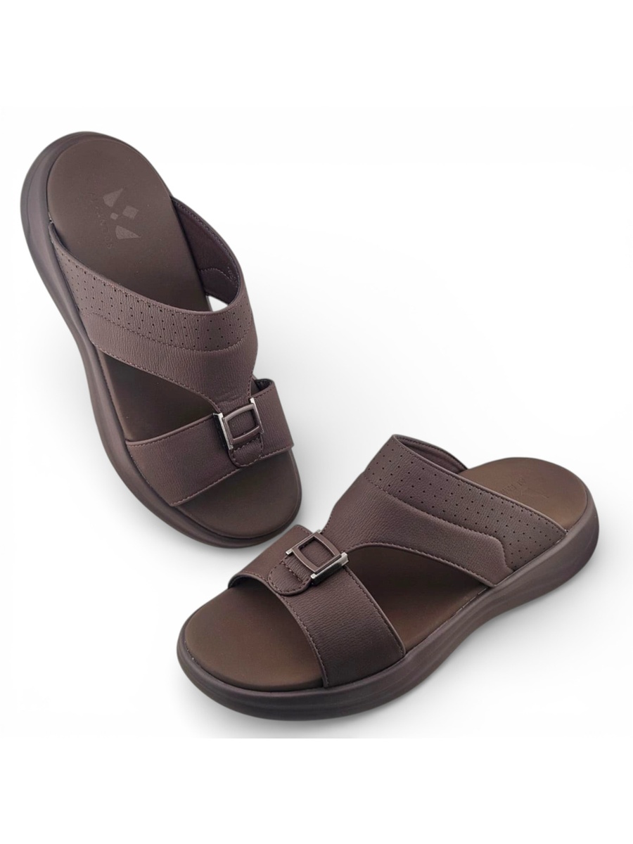 Men Coffee Brown Casual Sandals