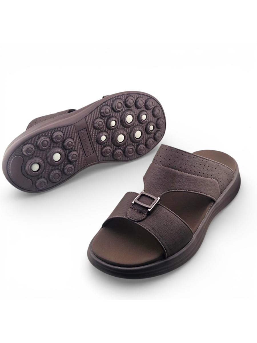 Men Coffee Brown Casual Sandals