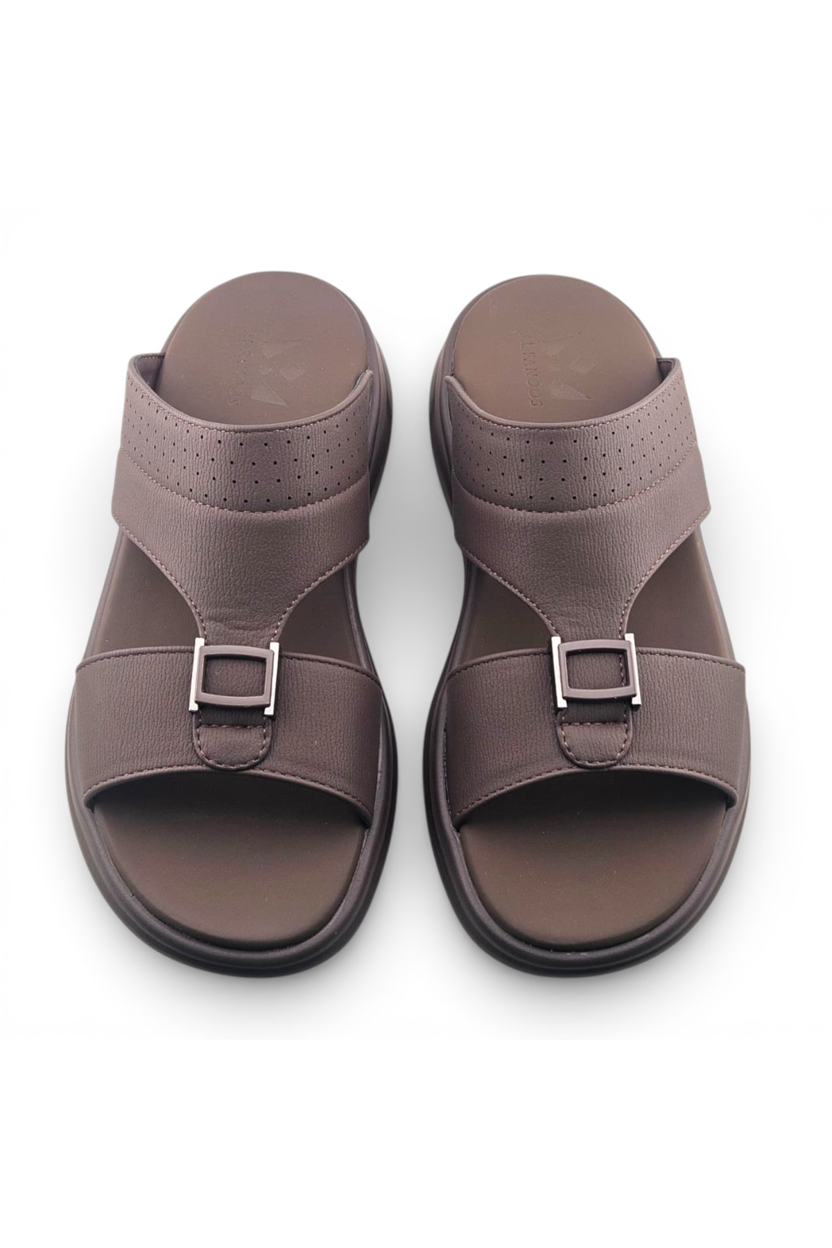 Men Coffee Brown Casual Sandals
