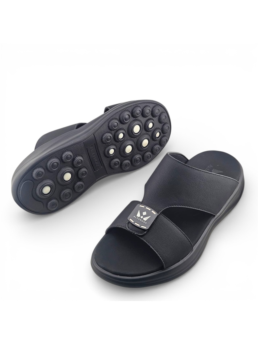Men Black Casual Comfort Sandals - Style