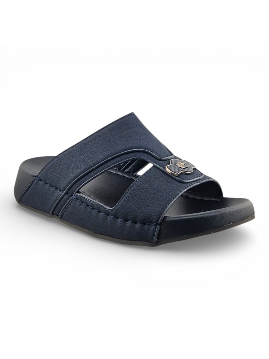Men Navy Blue Casual Comfort Sandals