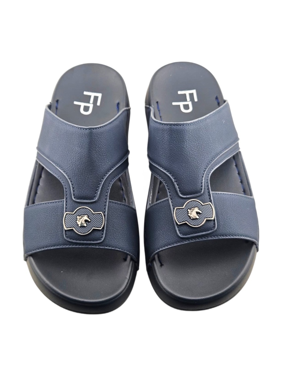 Men Navy Blue Casual Comfort Sandals