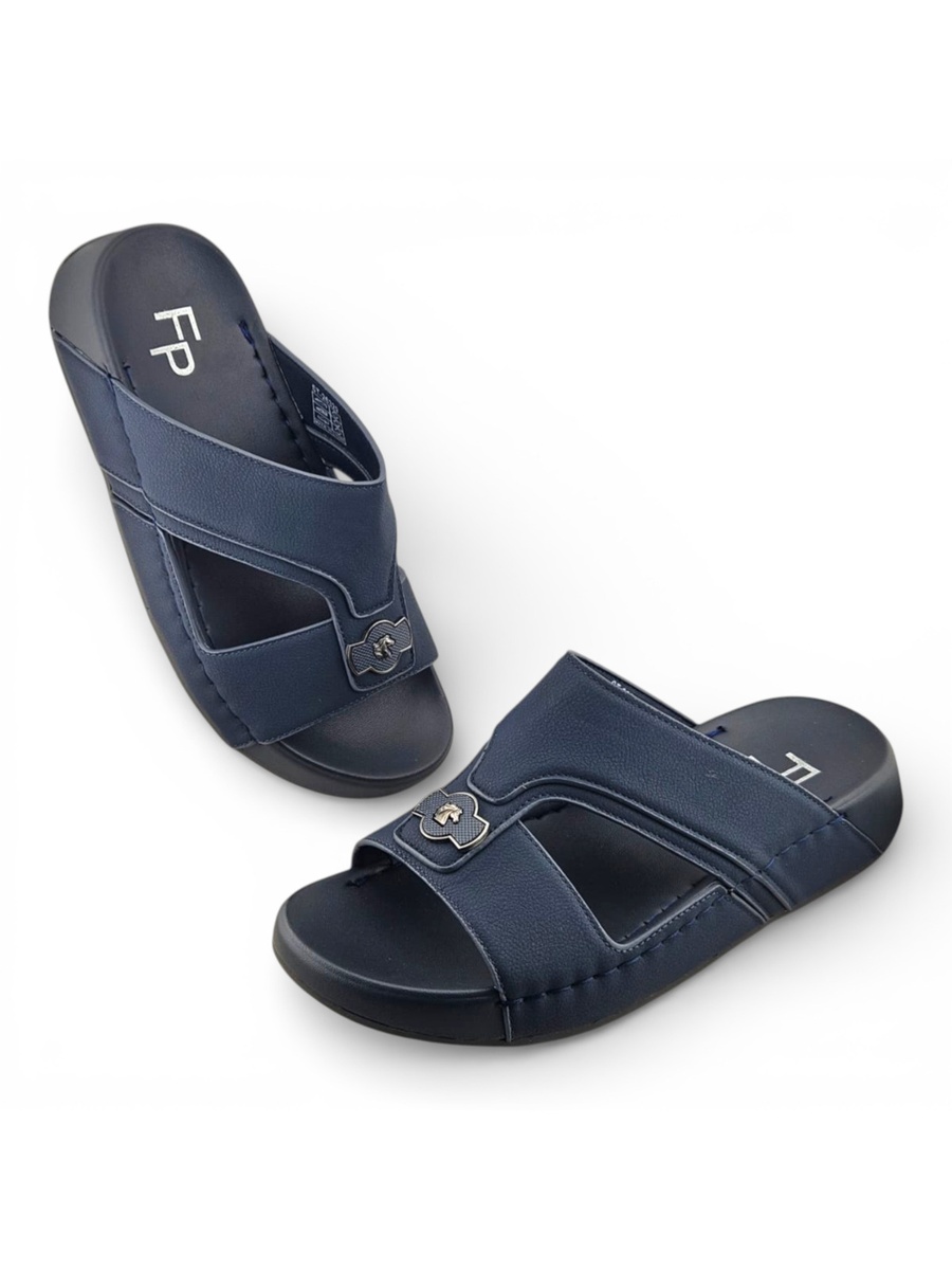 Men Navy Blue Casual Comfort Sandals