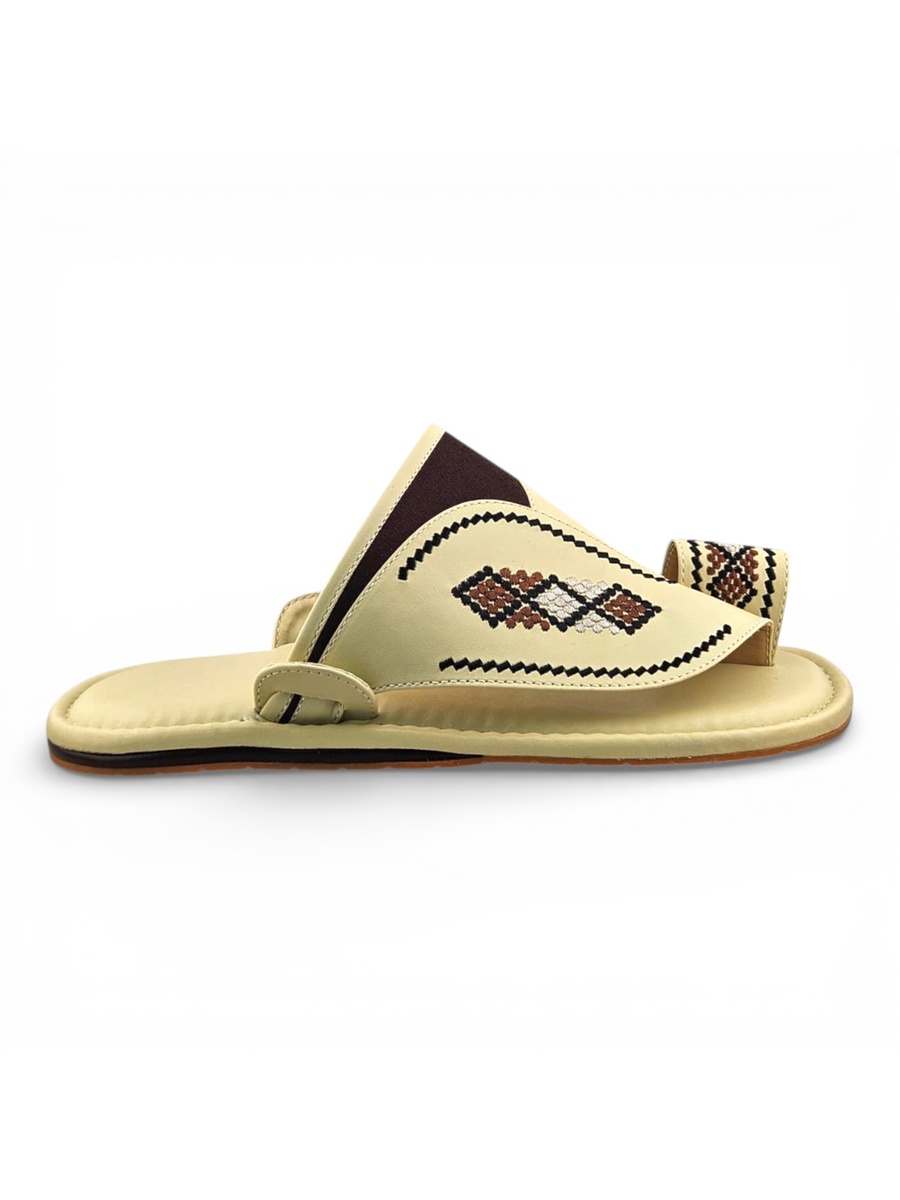 Men Multi-Color Embroidered Arabic Sandals