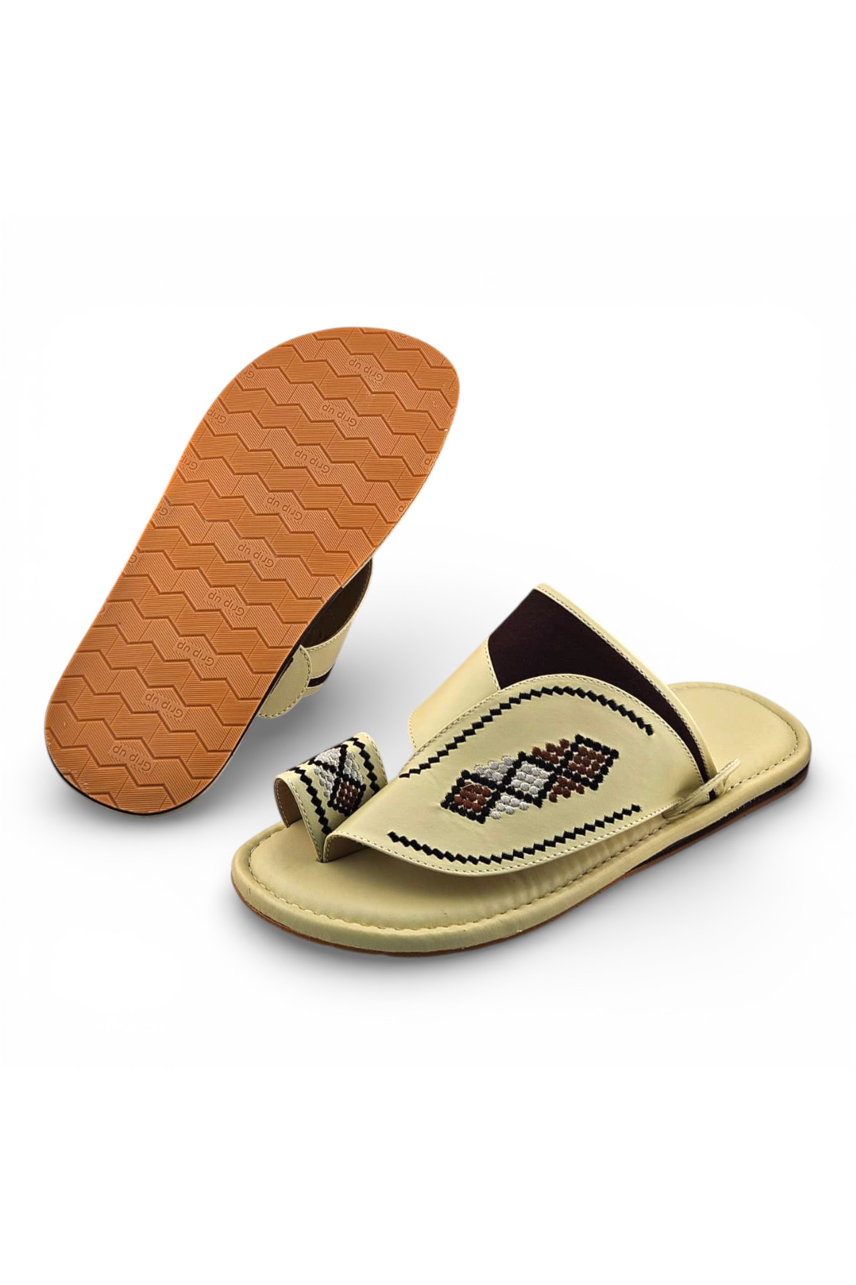Men Multi-Color Embroidered Arabic Sandals