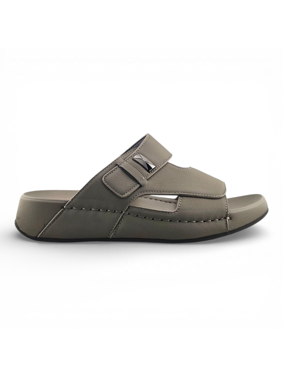 Men Grey Comfort Casual Sandals