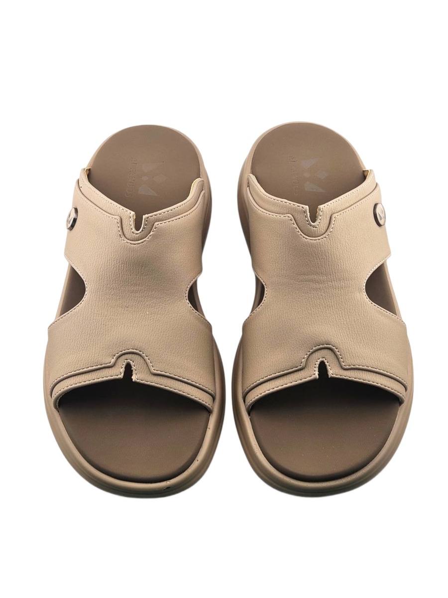 Men Beige Casual Comfort Sandals