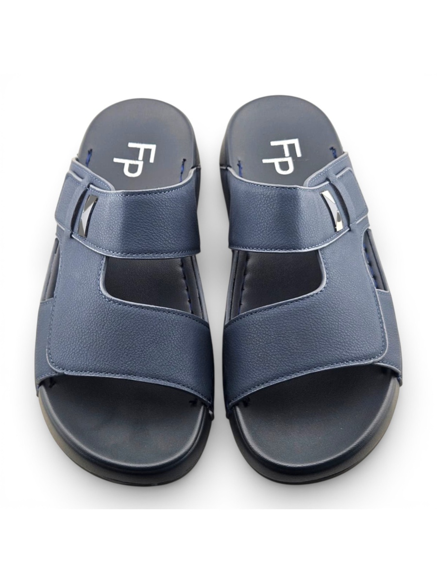 Men Navy Blue Comfort Sandals - Casual Slip-On Style