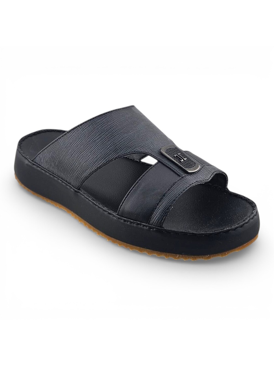 Premium Black Men Comfort Sandals