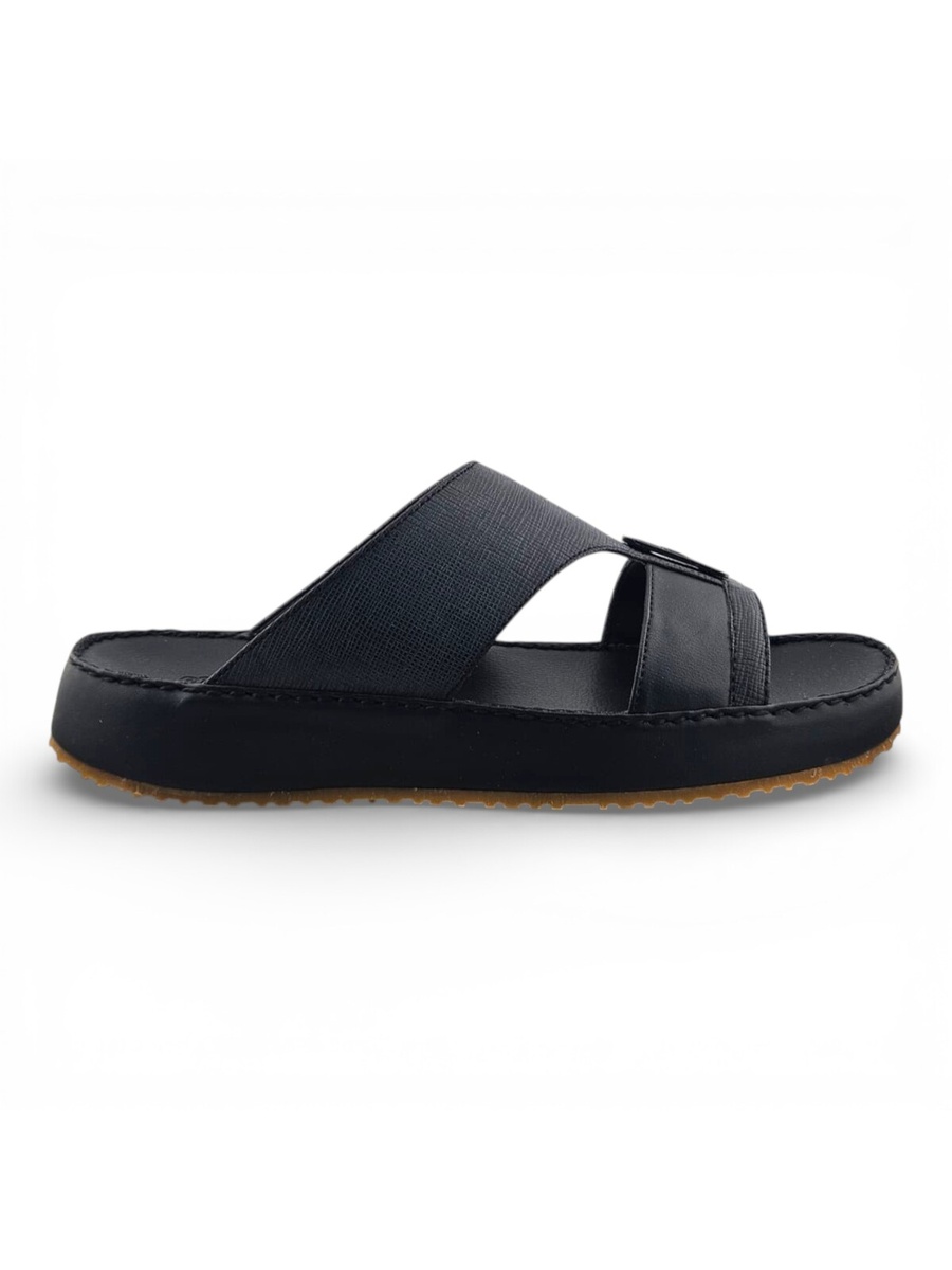 Premium Black Men Comfort Sandals