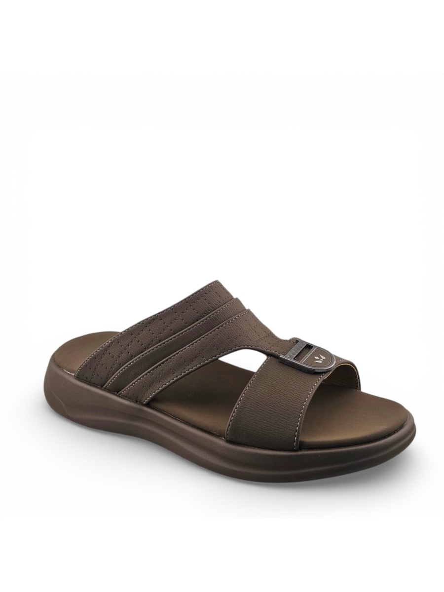 Men Khaki Comfort Casual Sandals - Everyday Slip-On Style