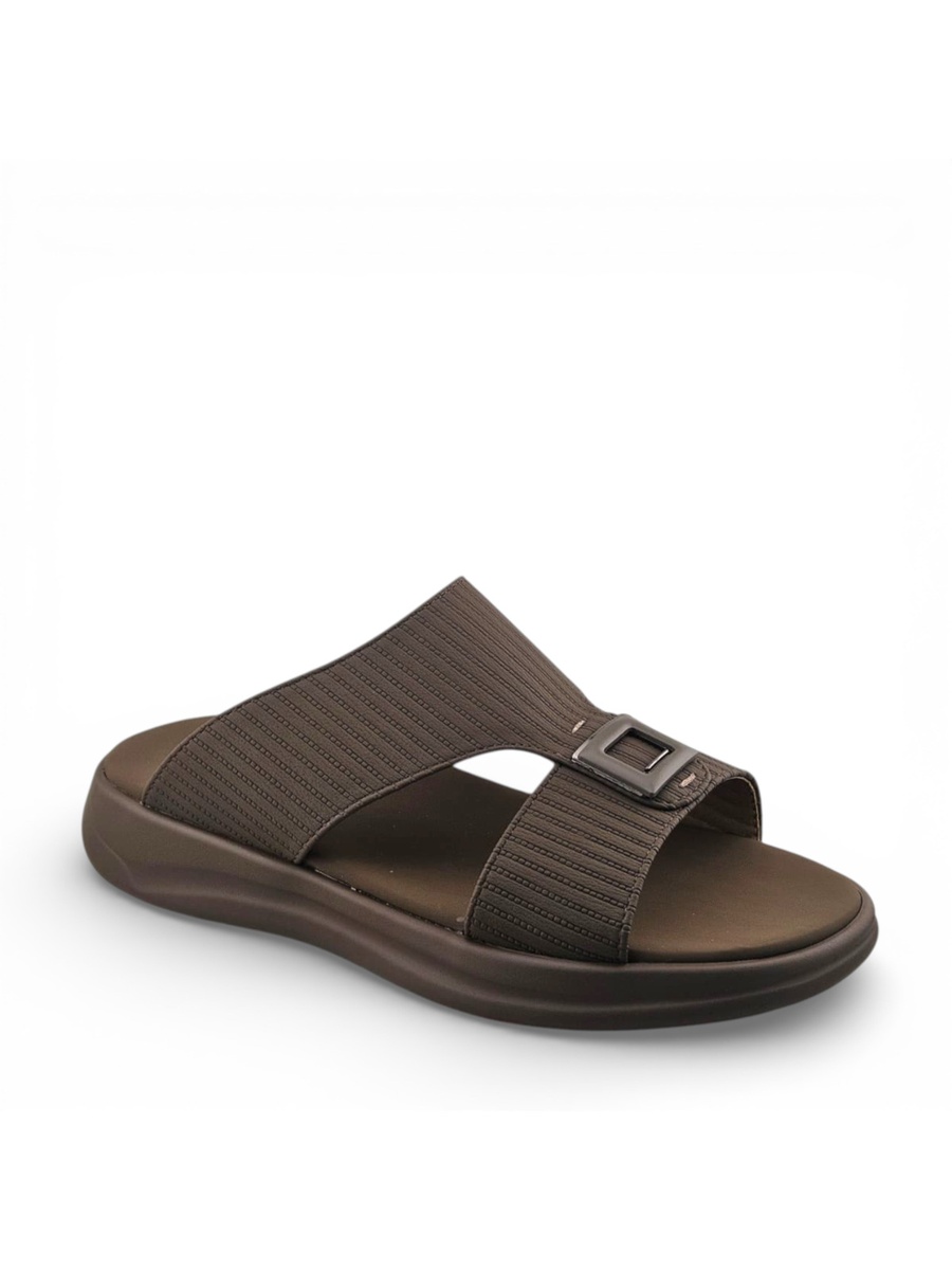 Men Khaki Casual Comfort Slides