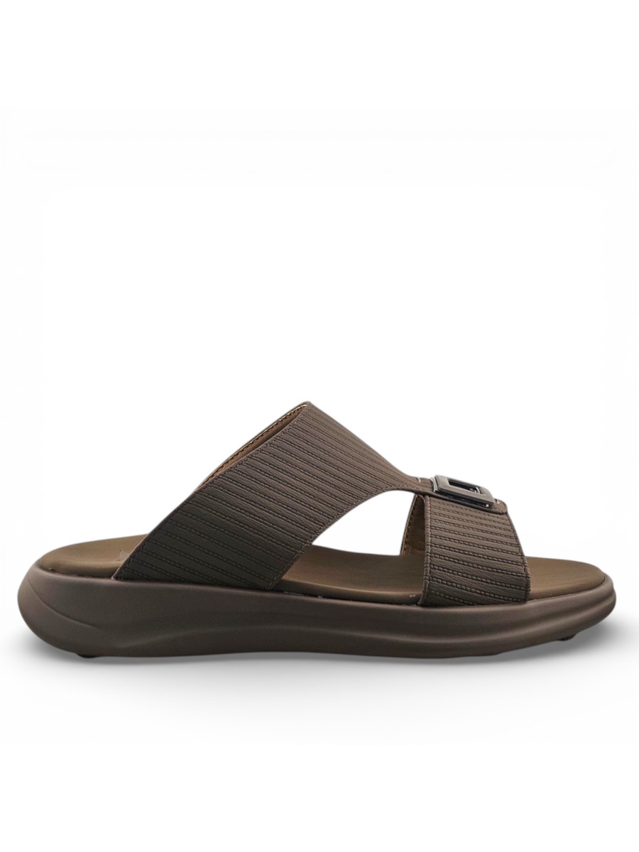Men Khaki Casual Comfort Slides