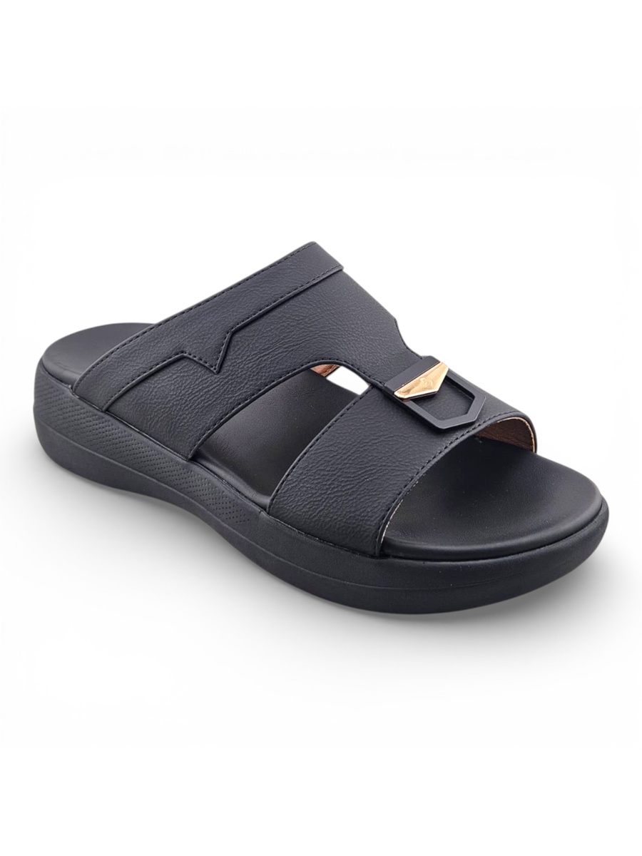 Men Black Casual Comfort Sandals