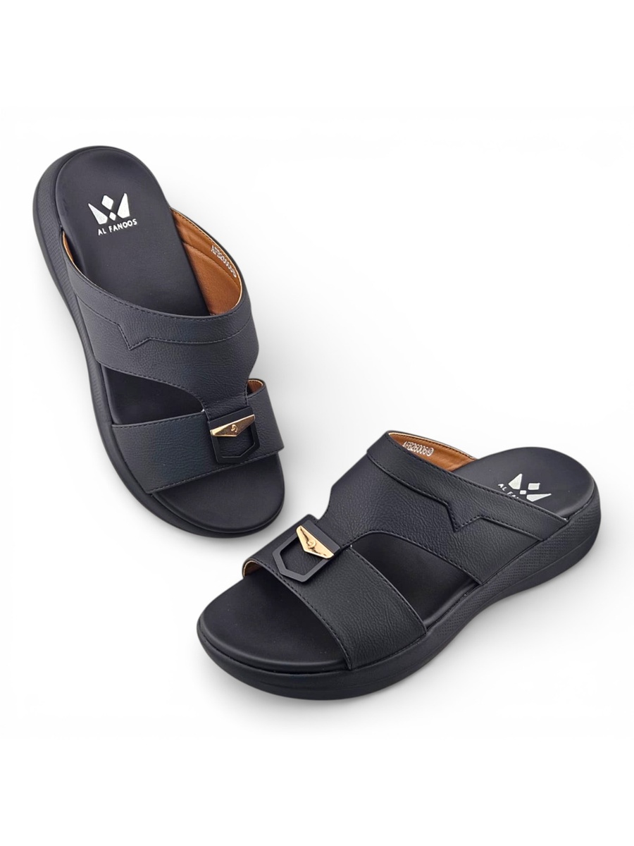 Men Black Casual Comfort Sandals