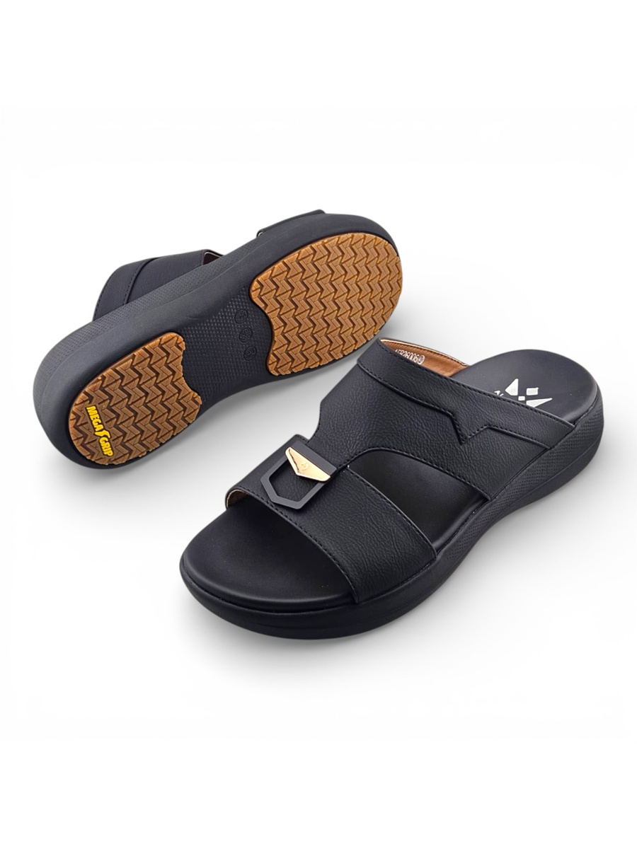Men Black Casual Comfort Sandals