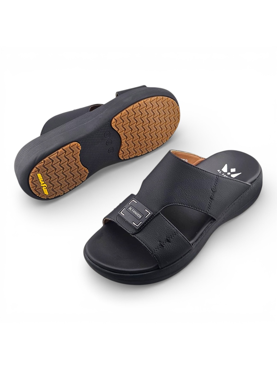 Men Black Casual Comfort Sandals