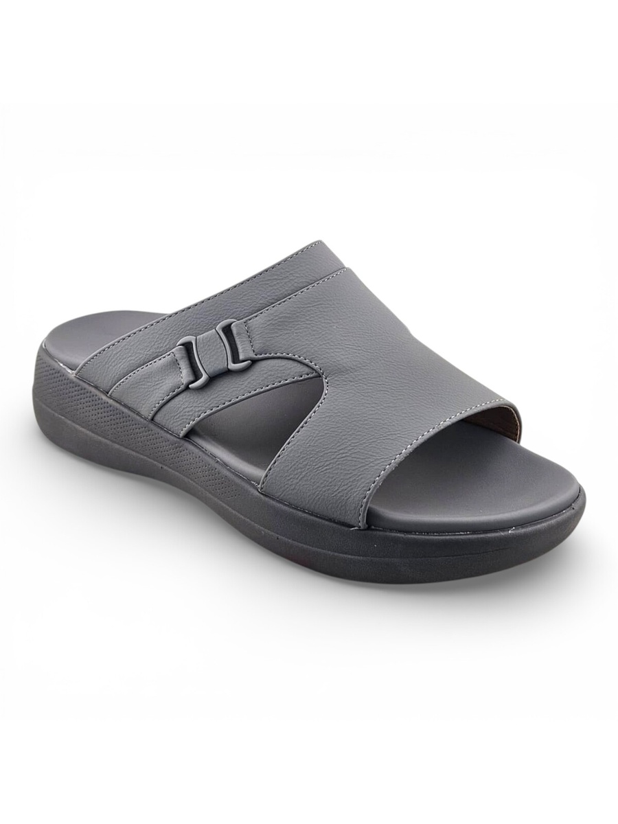 Men Grey Casual Slide Sandals