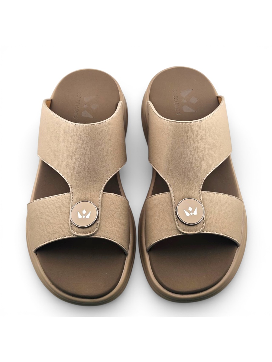 Men Beige Casual Comfort Sandals