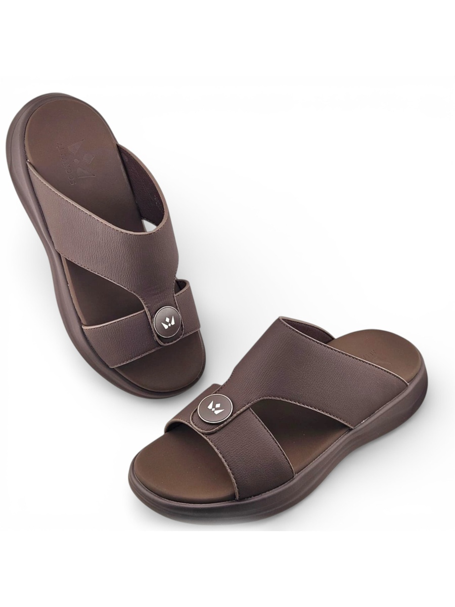Men Coffee Brown Casual Sandals Comfort
