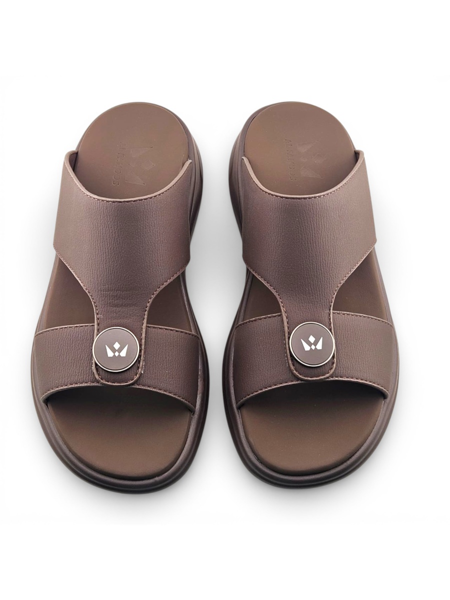 Men Coffee Brown Casual Sandals Comfort