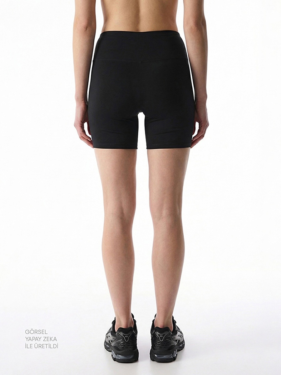 Black Easy-Care Sports Smooth Feel Shorts
