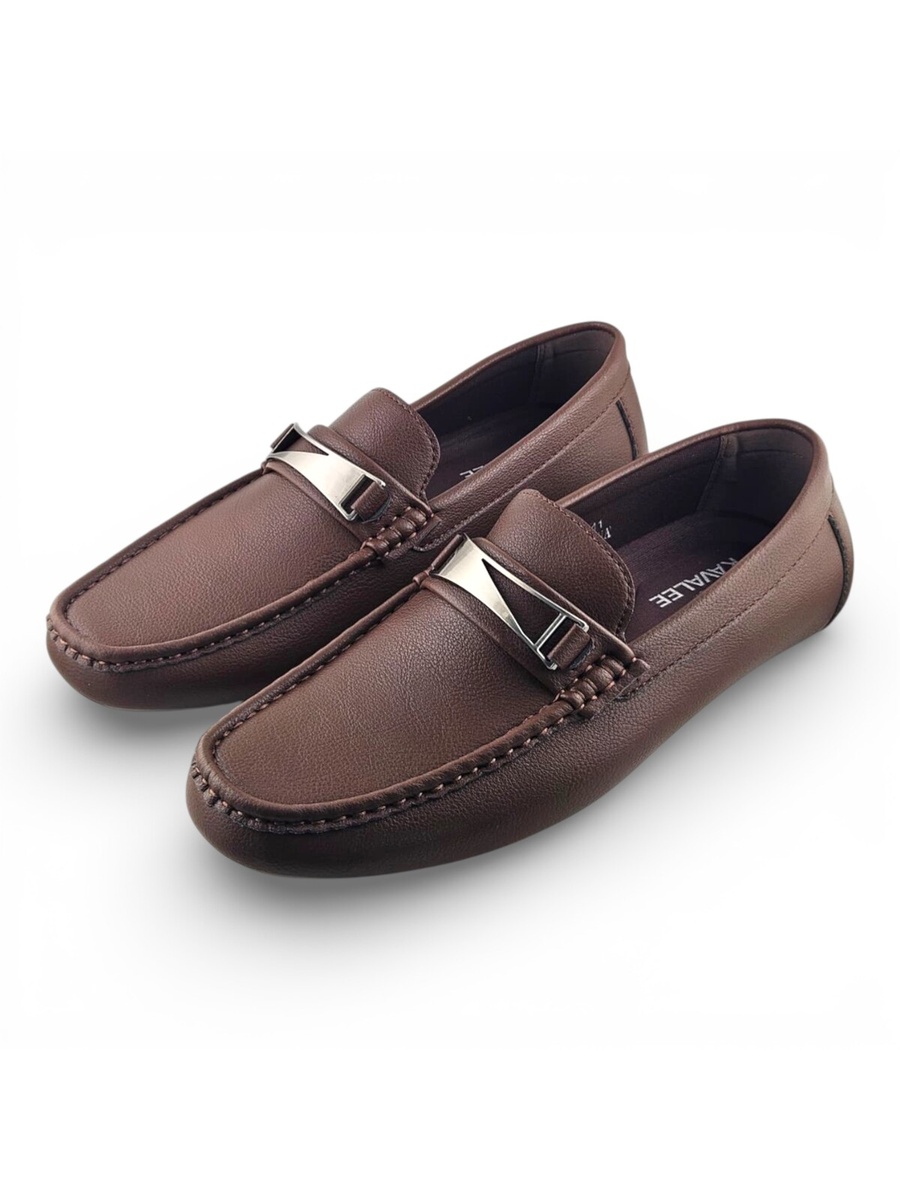 Men Coffee Brown Loafers - Casual and Comfortable Slip-On Shoes