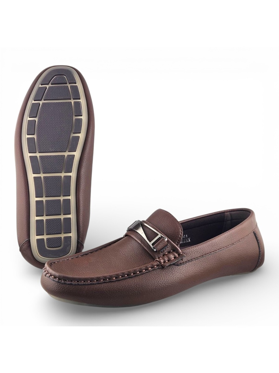 Men Coffee Brown Loafers - Casual and Comfortable Slip-On Shoes