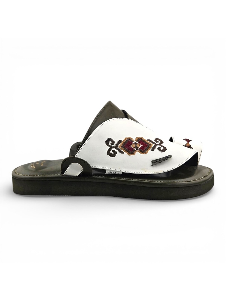 Men Multi-Color Embroidered Arabic Sandals