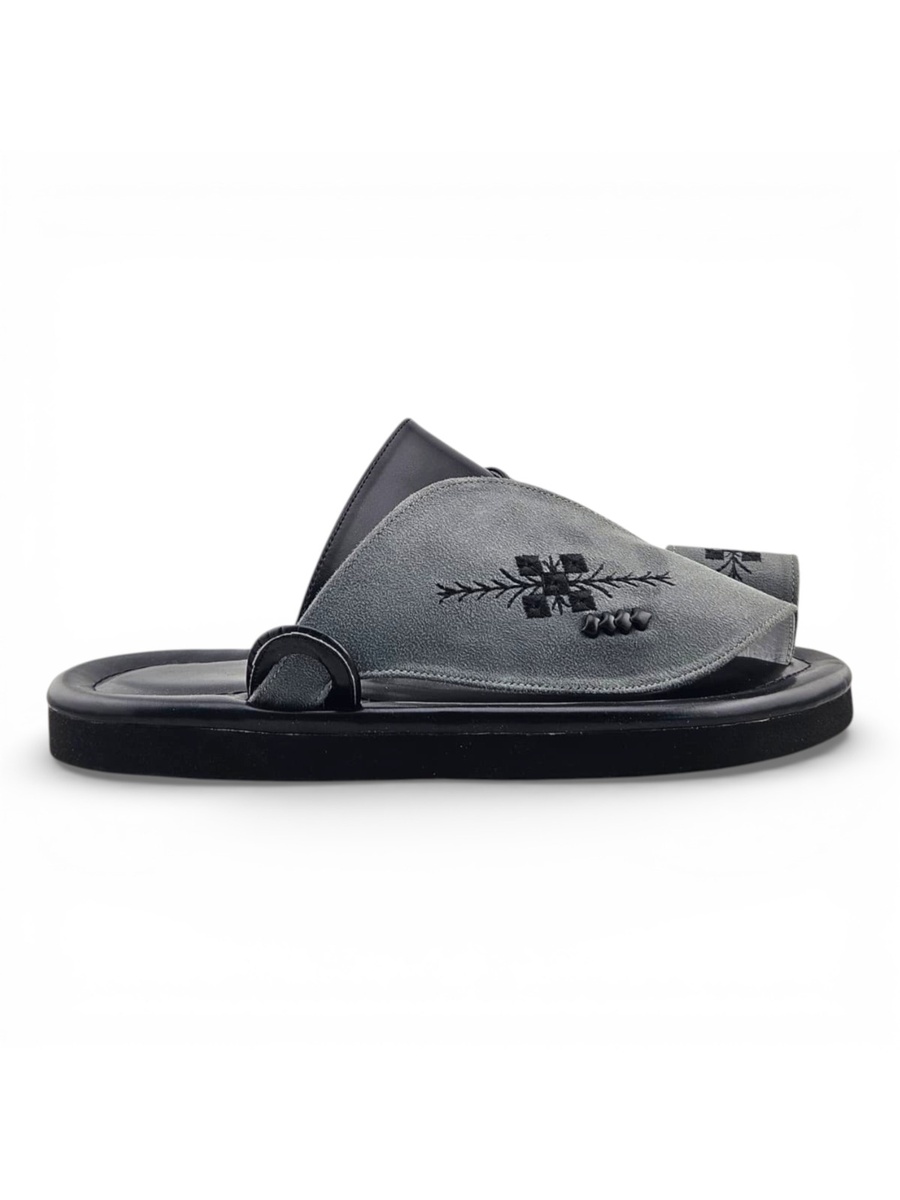 Multi-Color Embroidered Casual Sandals
