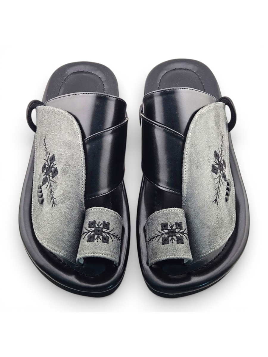 Multi-Color Embroidered Casual Sandals