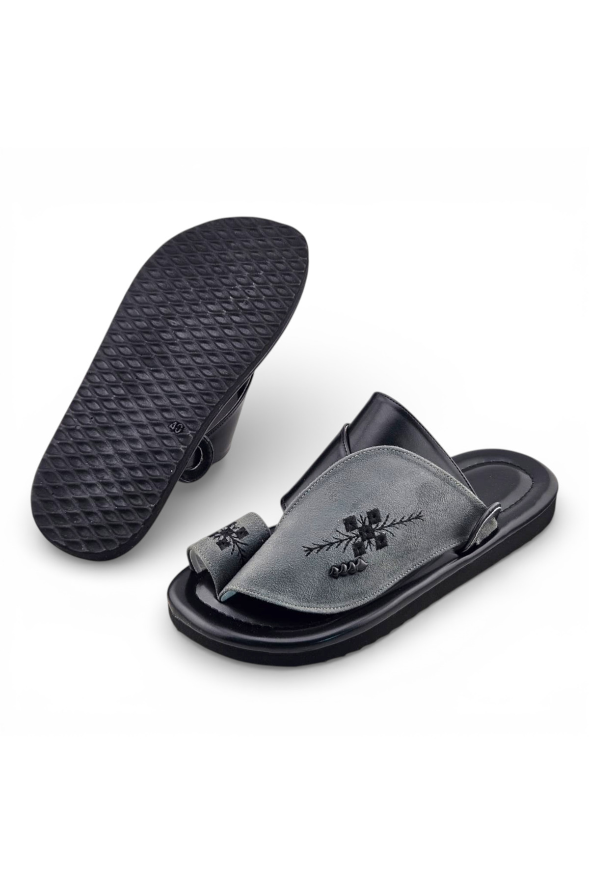 Multi-Color Embroidered Casual Sandals