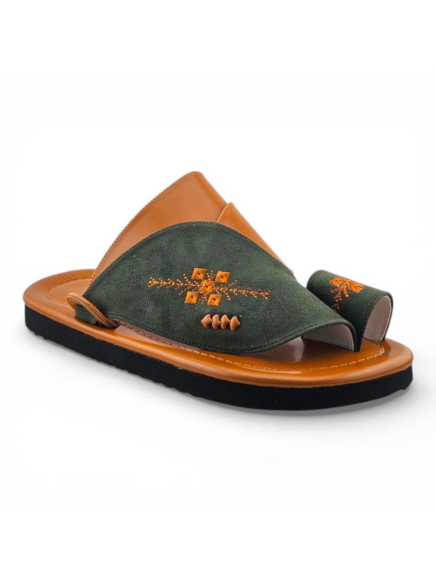 Multi-Color Embroidered Casual Sandals