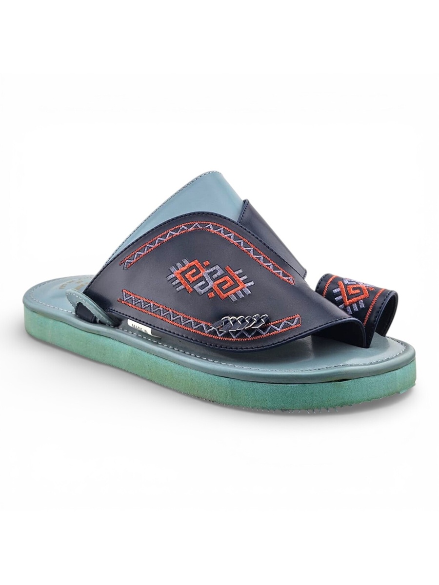 Men Multi-Color Embroidered Arabic Sandals