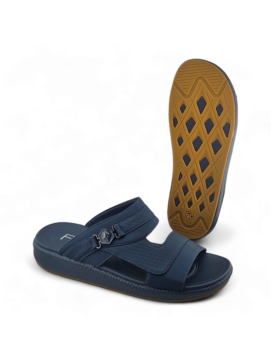 Navy Blue Men Arabic Sandals