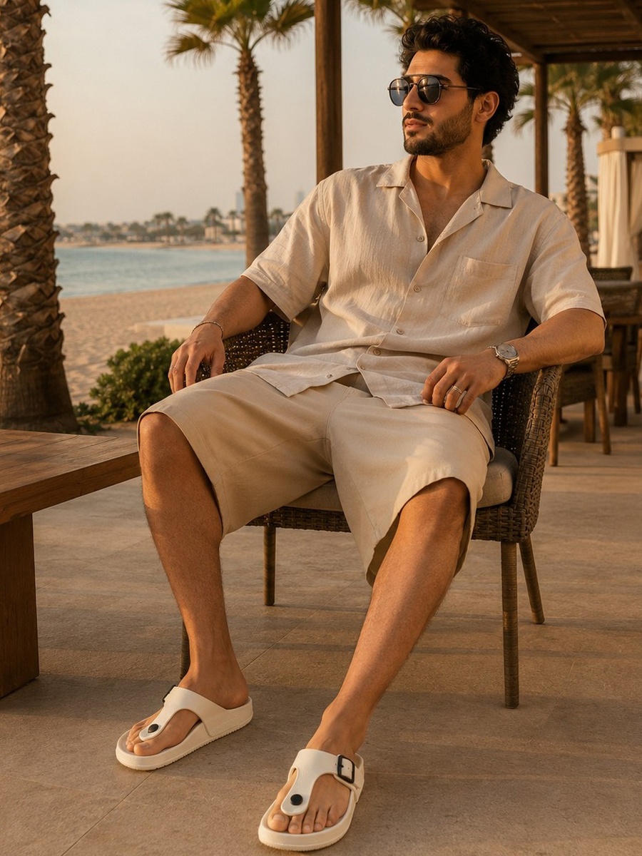 Off-White Men Casual Thong Sandals