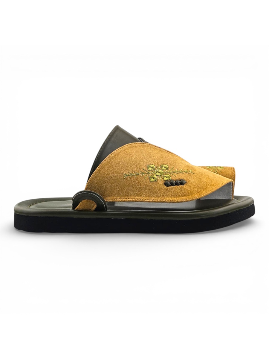 Multi-Color Embroidered Casual Sandals