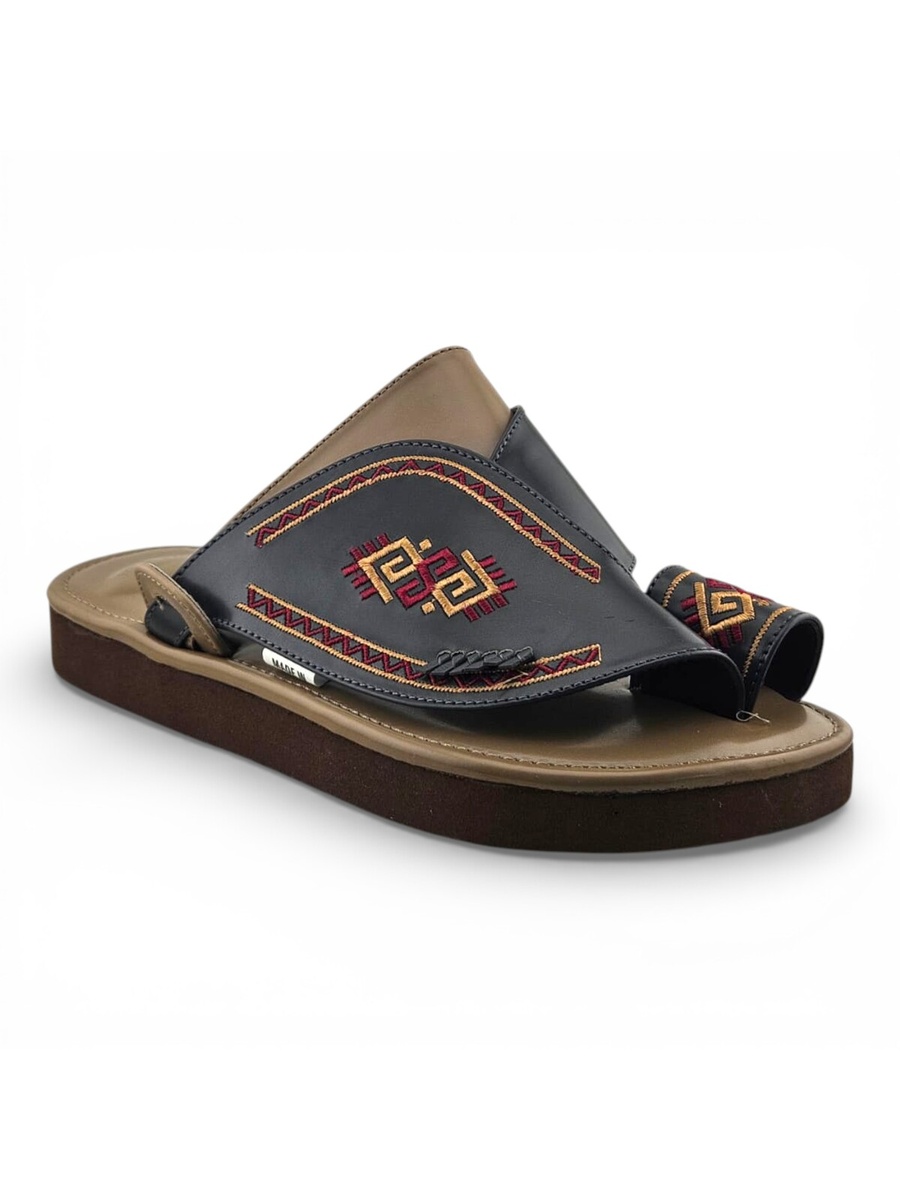 Men Multi-Color Embroidered Arabic Sandals