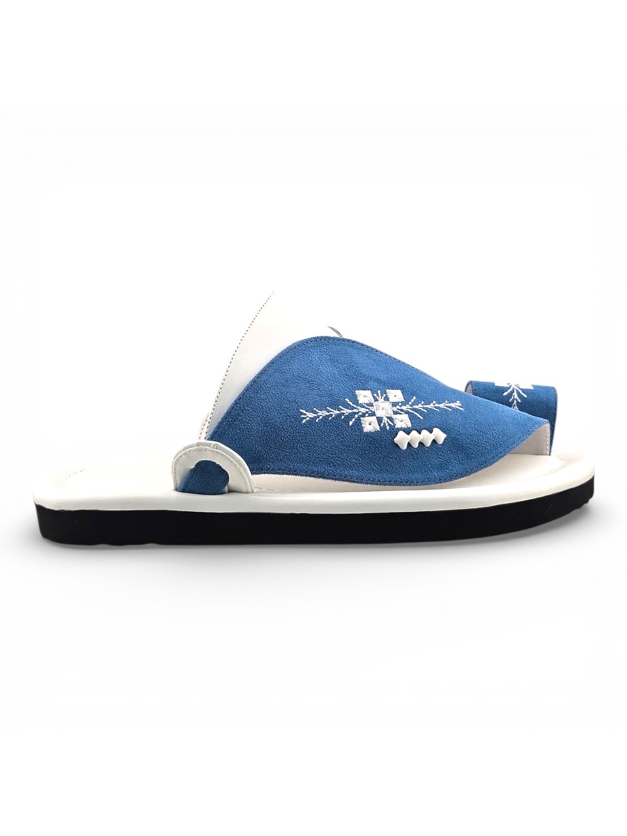Multi-Color Embroidered Casual Sandals
