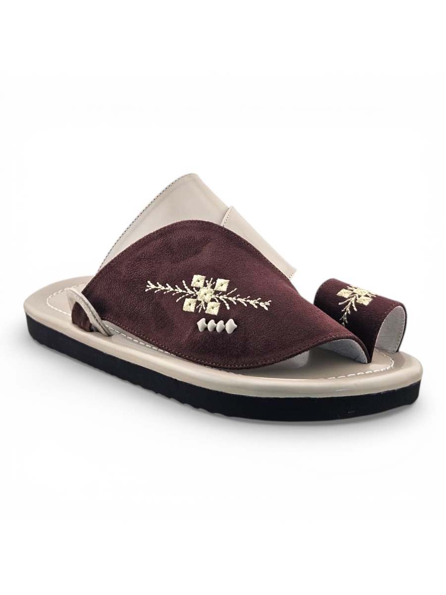 Multi-Color Embroidered Casual Sandals