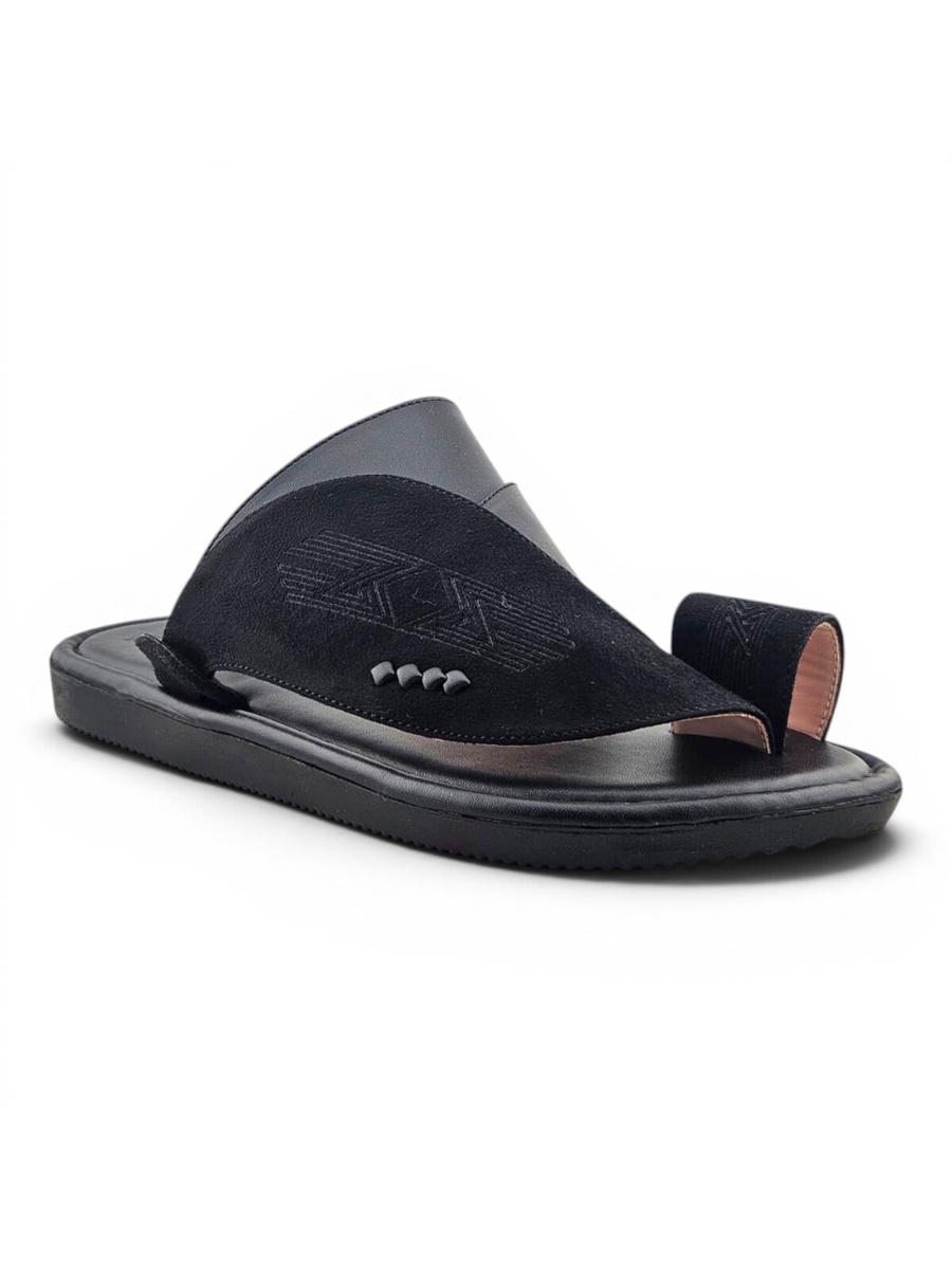 Men Black Arabic Sandals Comfort