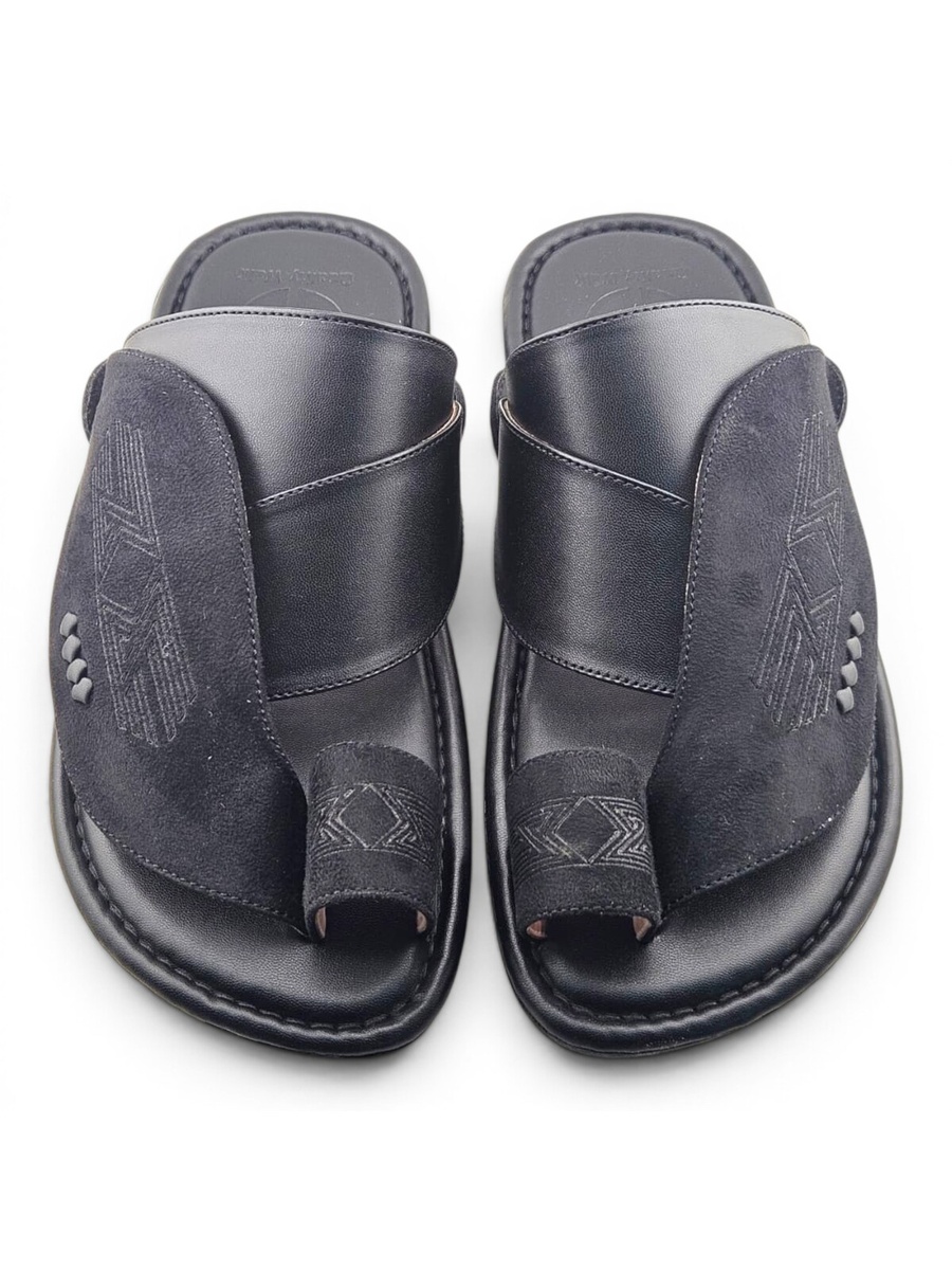 Men Black Arabic Sandals Comfort