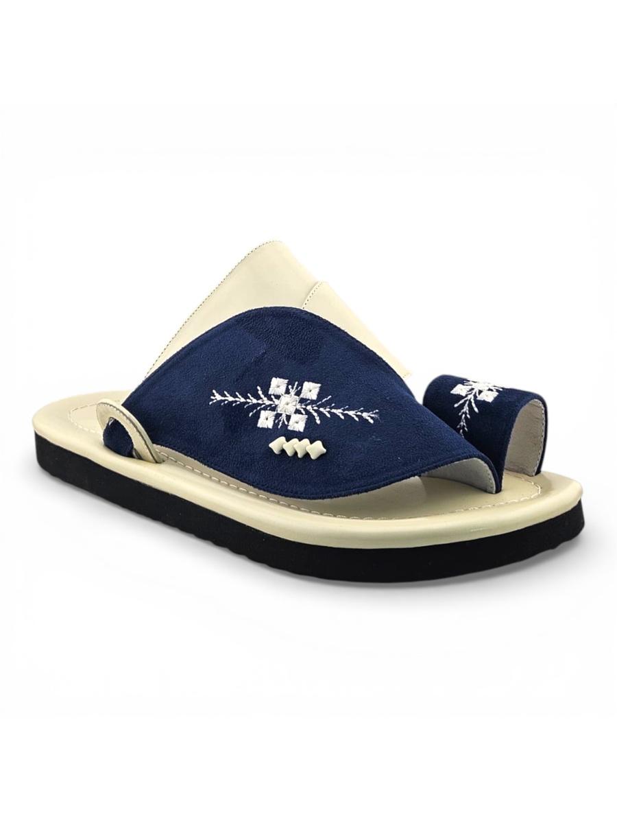 Multi-Color Embroidered Casual Sandals