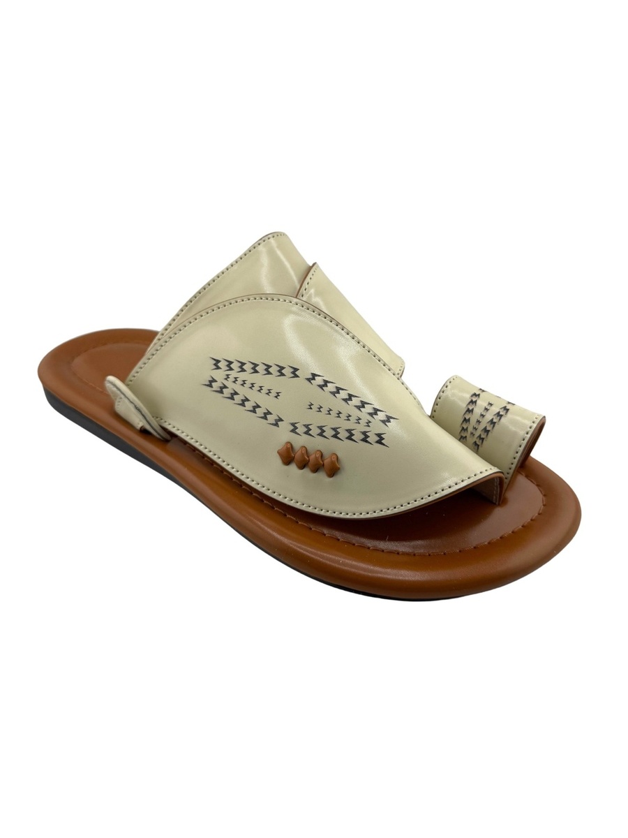 Men Emirati Style Sandals - Premium Arabic Footwear