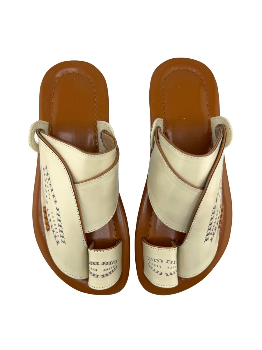 Men Emirati Style Sandals - Premium Arabic Footwear