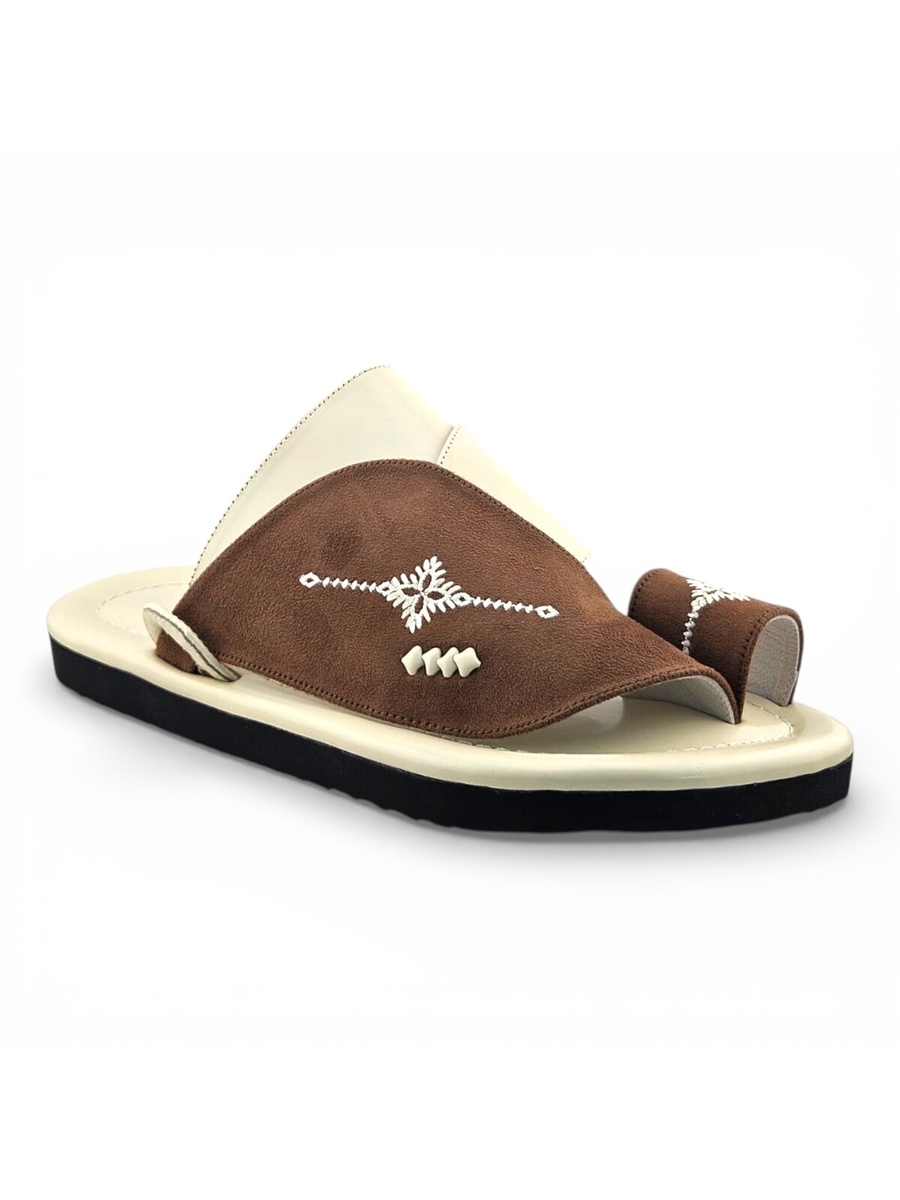 Multi-Color Embroidered Casual Sandals